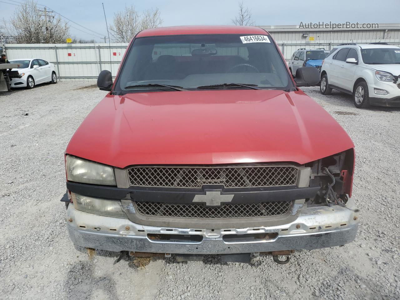 2003 Chevrolet Silverado K1500 White vin: 1GCEK19V03E242279