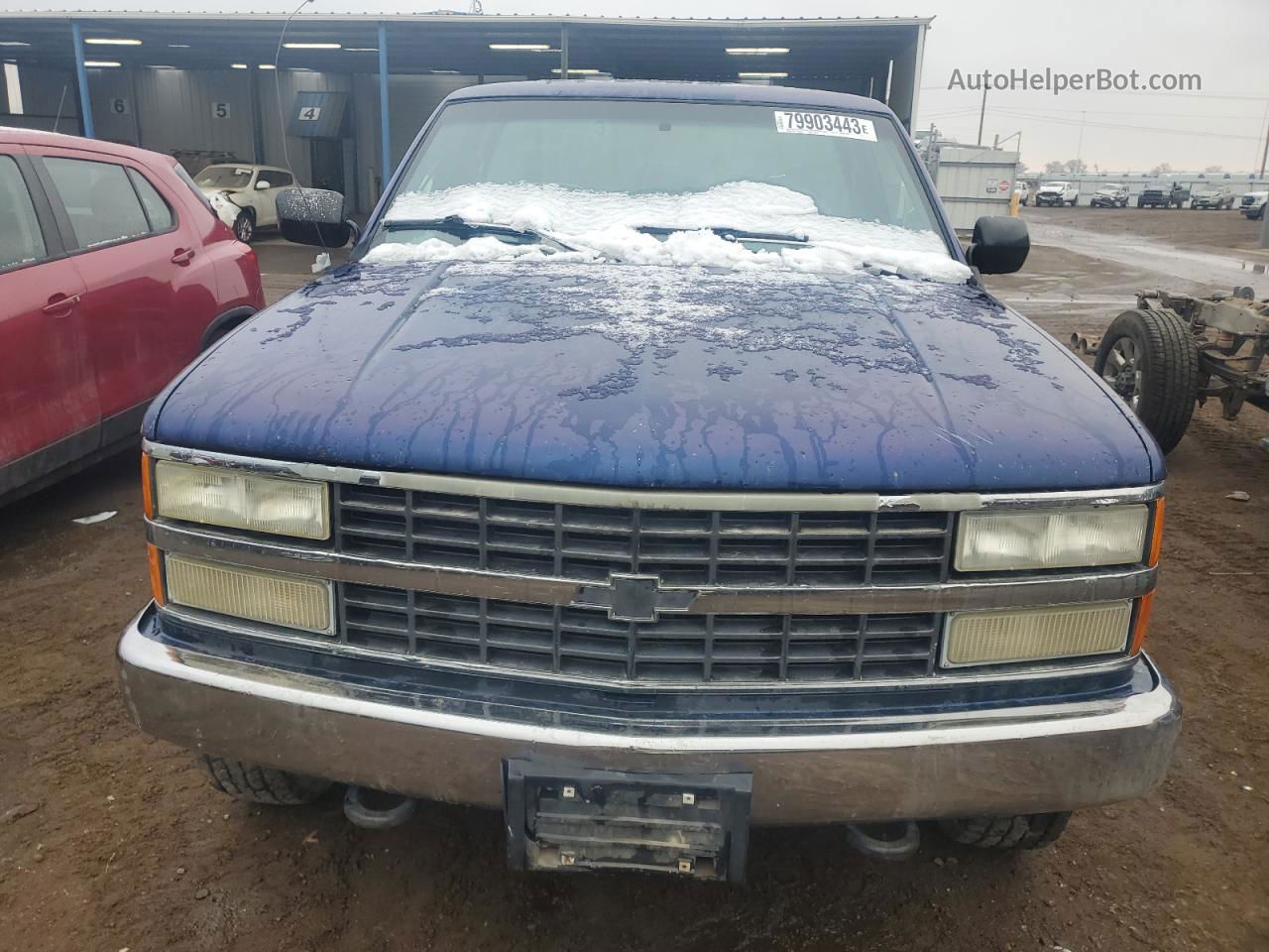 1993 Chevrolet Gmt-400 K2500 Blue vin: 1GCFK24K7PE111489