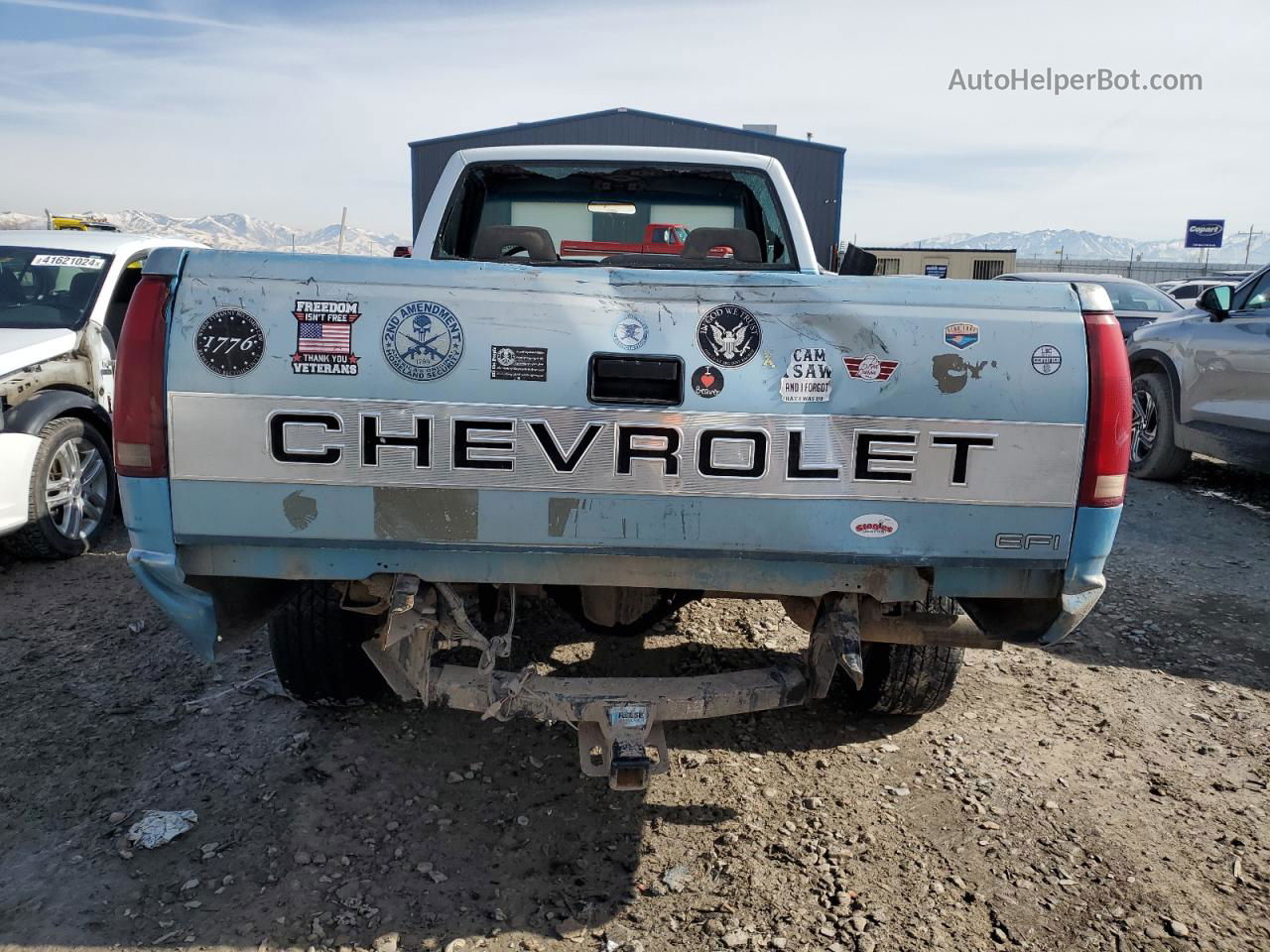 1993 Chevrolet Gmt-400 C2500 Blue vin: 1GCGC24K9PE230839