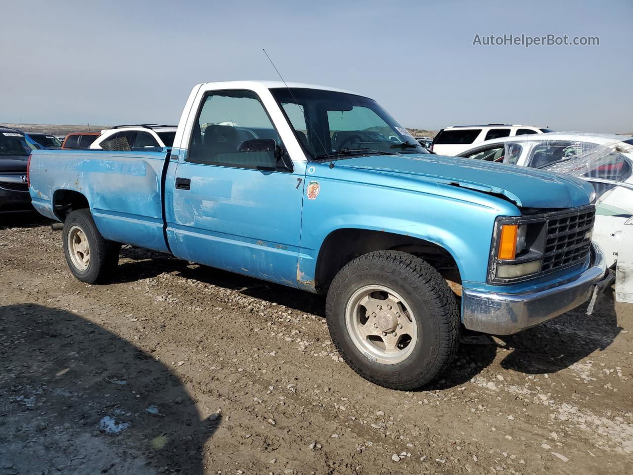 1993 Chevrolet Gmt-400 C2500 Blue vin: 1GCGC24K9PE230839