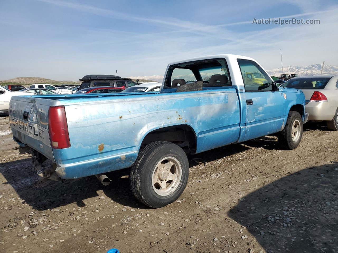 1993 Chevrolet Gmt-400 C2500 Blue vin: 1GCGC24K9PE230839