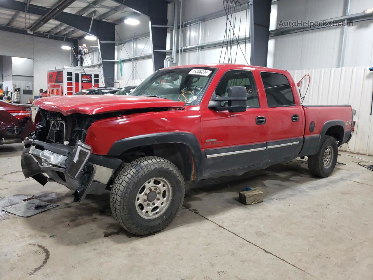 2003 Chevrolet Silverado K1500 Heavy Duty Red vin: 1GCGK13U13F165778