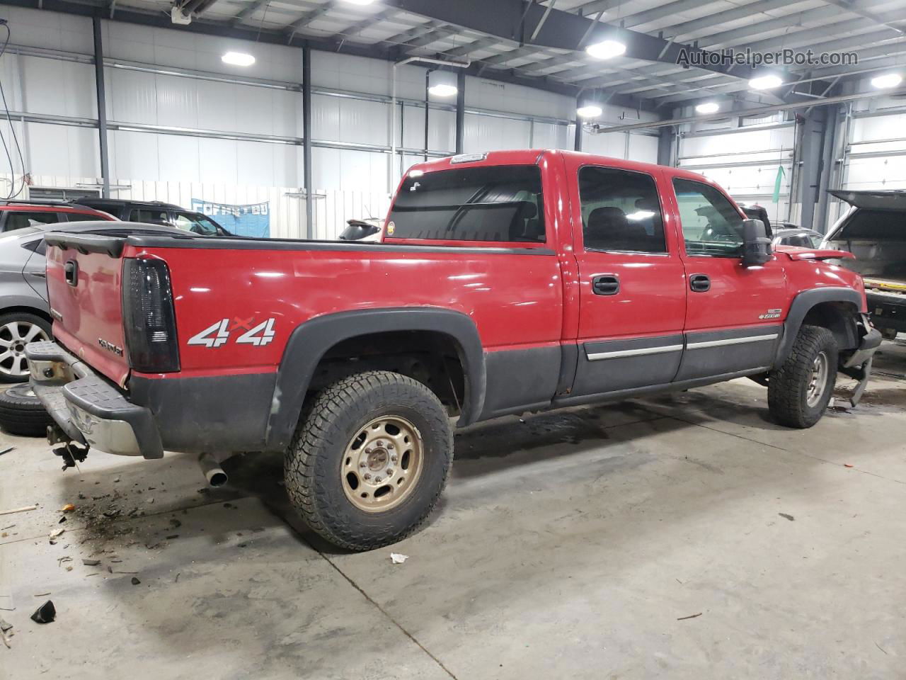 2003 Chevrolet Silverado K1500 Heavy Duty Red vin: 1GCGK13U13F165778