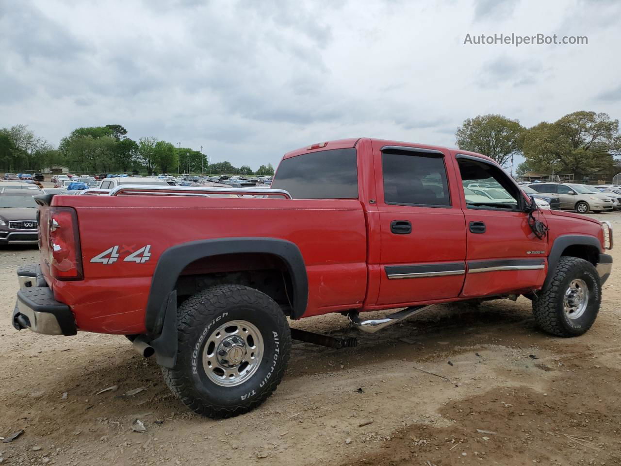 2003 Chevrolet Silverado K1500 Heavy Duty Red vin: 1GCGK13U13F173363