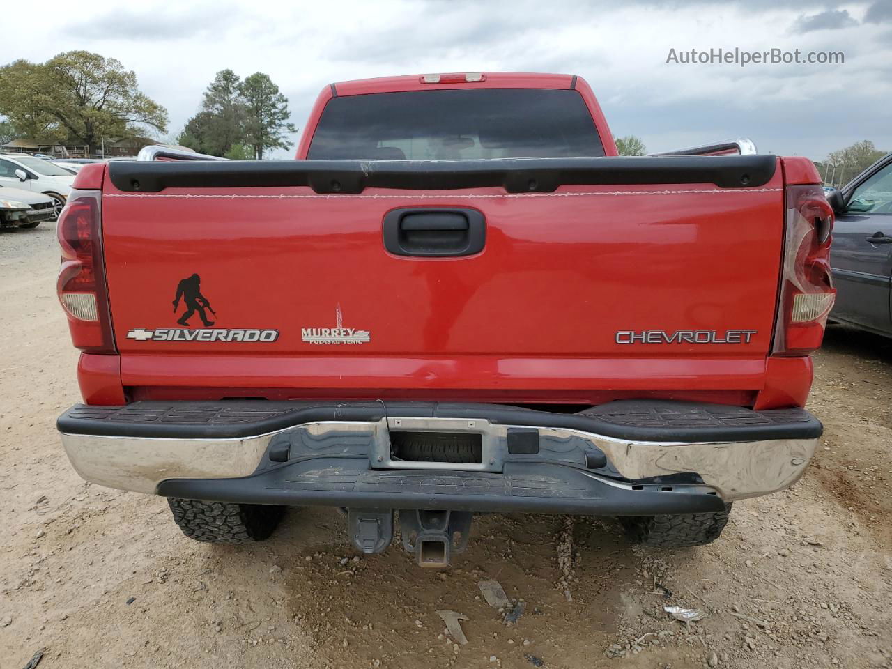 2003 Chevrolet Silverado K1500 Heavy Duty Red vin: 1GCGK13U13F173363