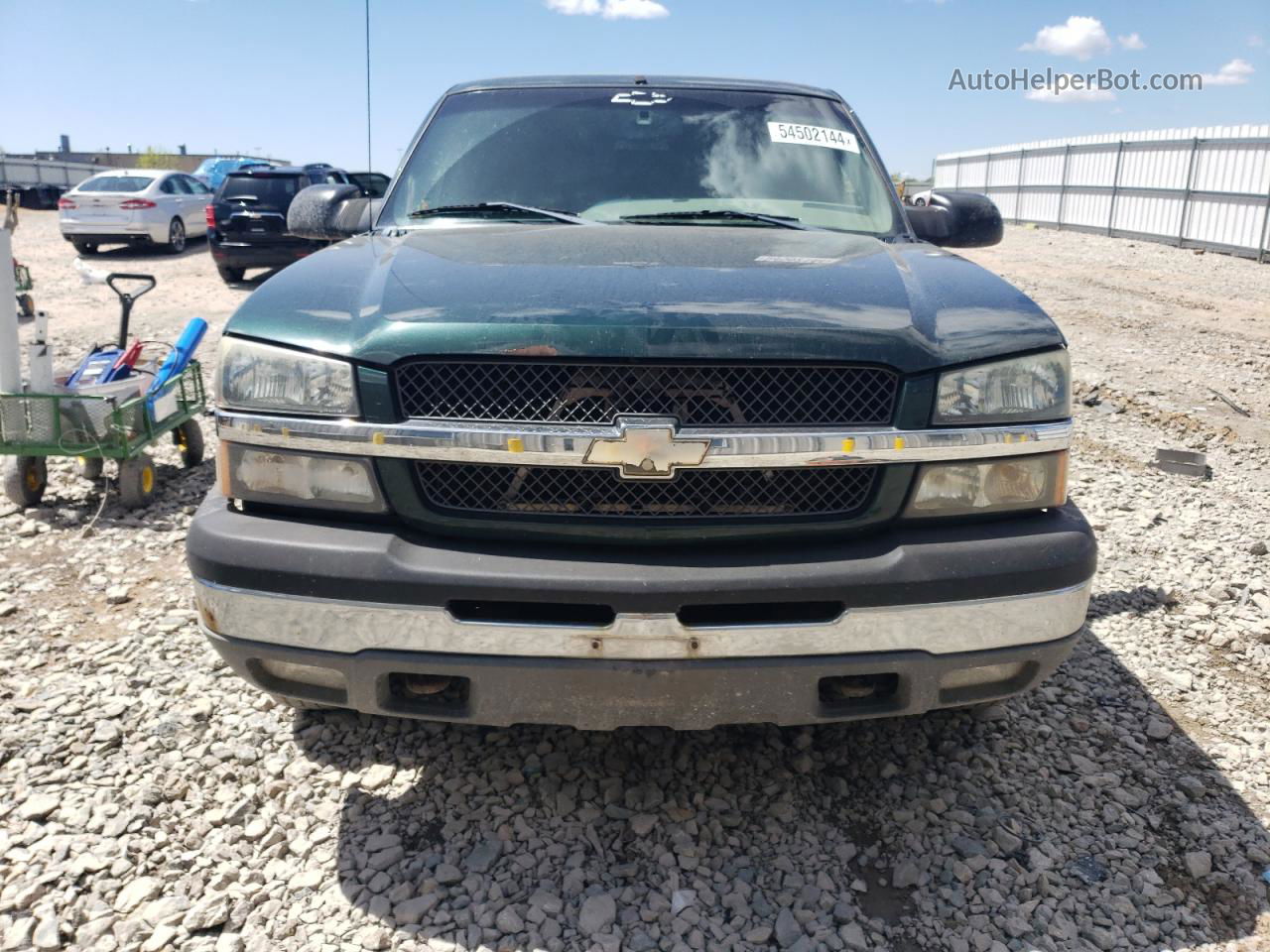 2003 Chevrolet Silverado K1500 Heavy Duty Green vin: 1GCGK13U13F223792