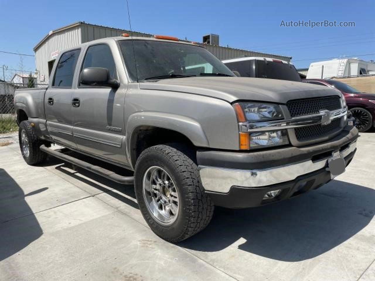 2003 Chevrolet Silverado K1500 Heavy Duty Gray vin: 1GCGK13U73F182360