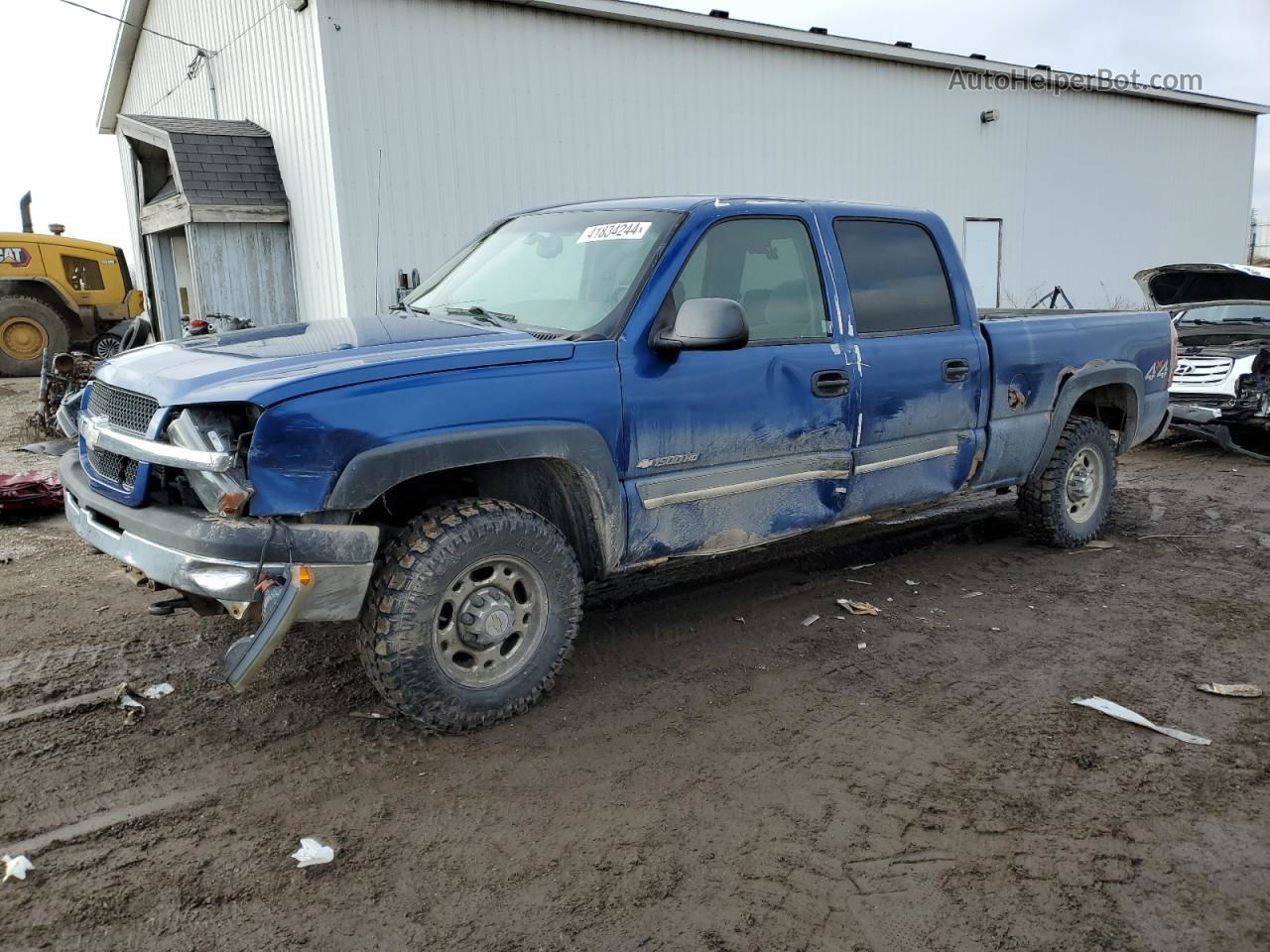 2003 Chevrolet Silverado K1500 Heavy Duty Синий vin: 1GCGK13UX3F196446