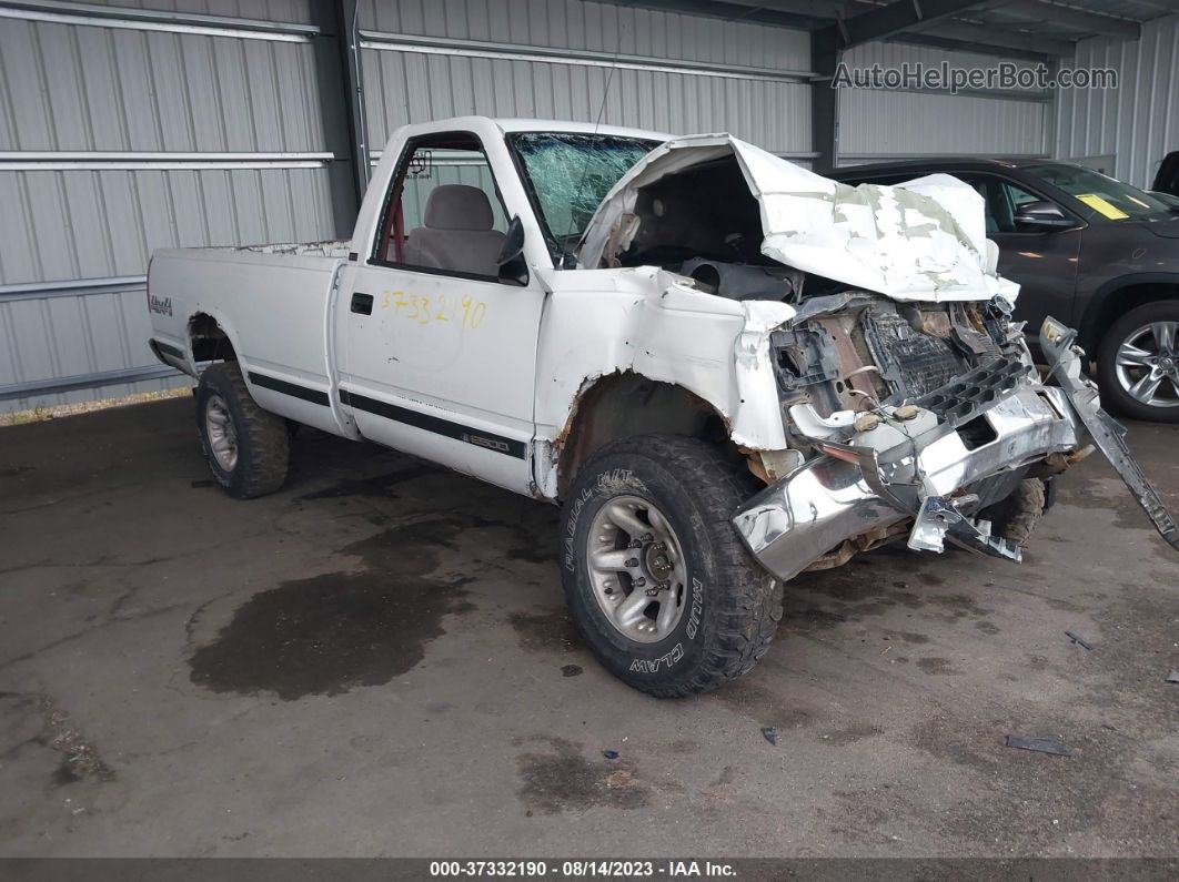 1993 Chevrolet Gmt-400 K2500 White vin: 1GCGK24F2PE201267