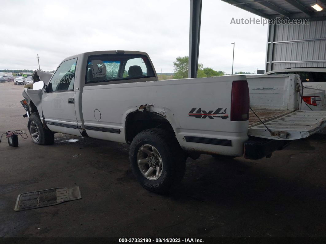 1993 Chevrolet Gmt-400 K2500 White vin: 1GCGK24F2PE201267