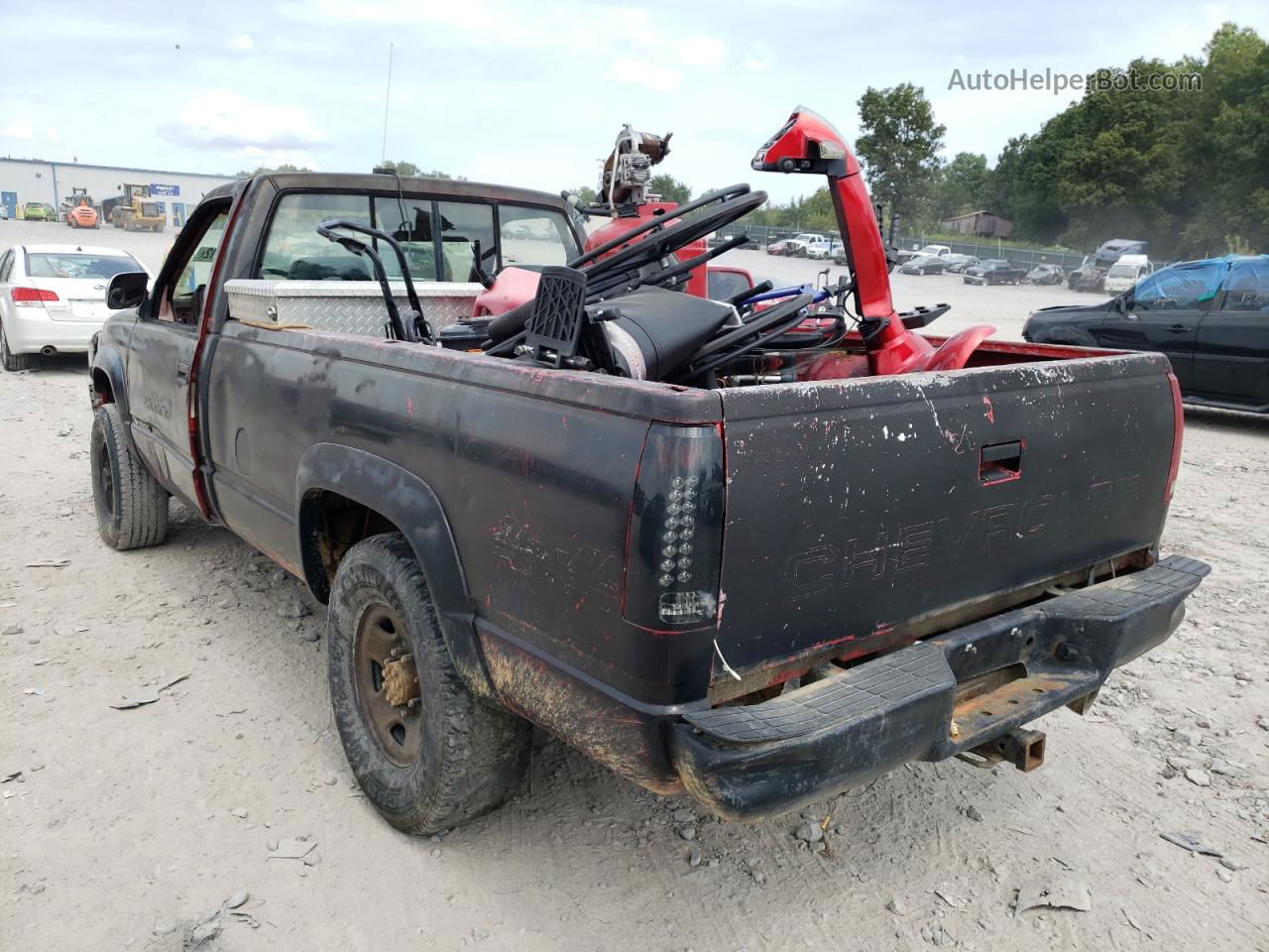 1993 Chevrolet Gmt-400 K2500 Black vin: 1GCGK24F5PE239723