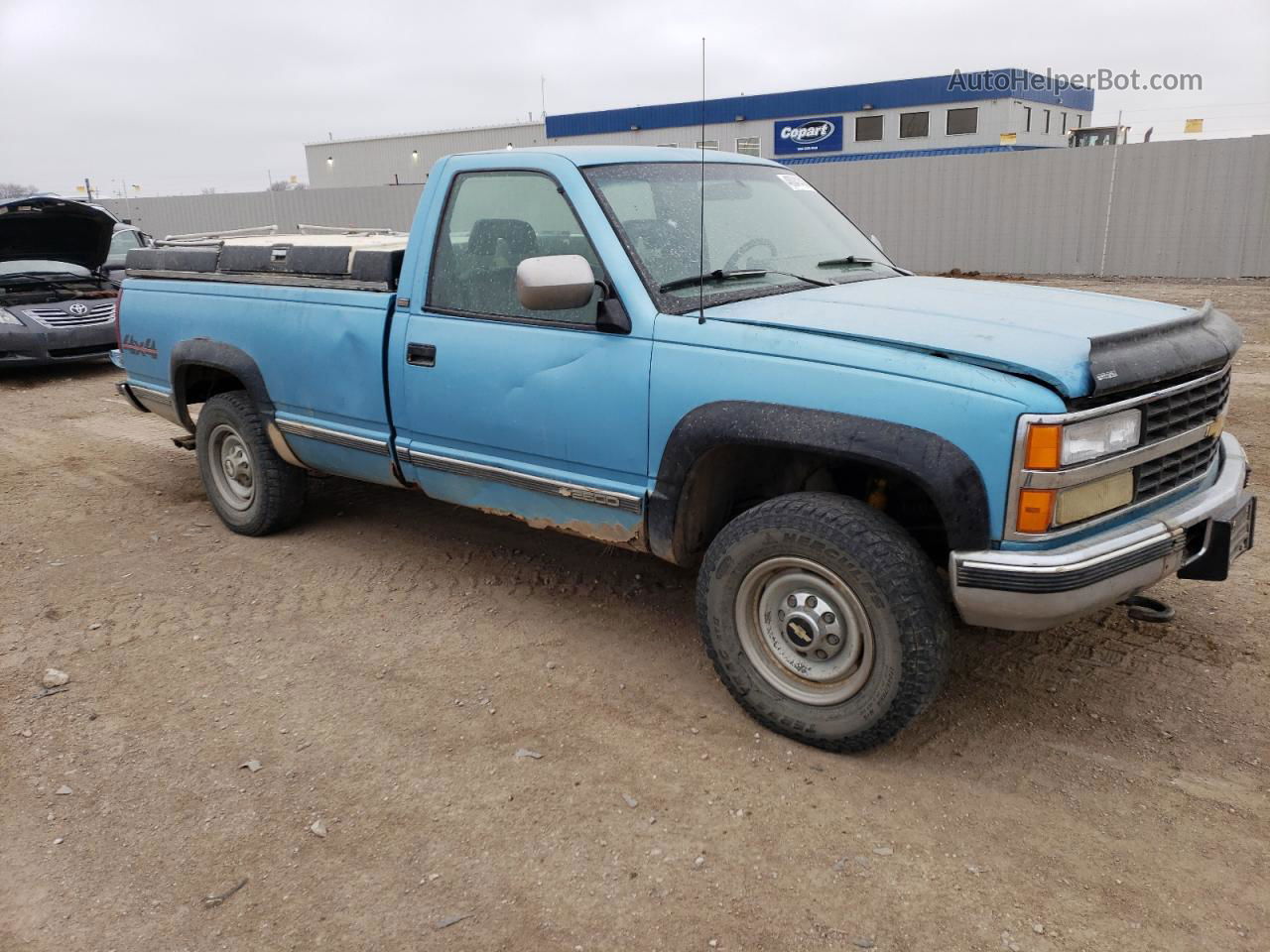 1993 Chevrolet Gmt-400 K2500 Blue vin: 1GCGK24F7PE137002