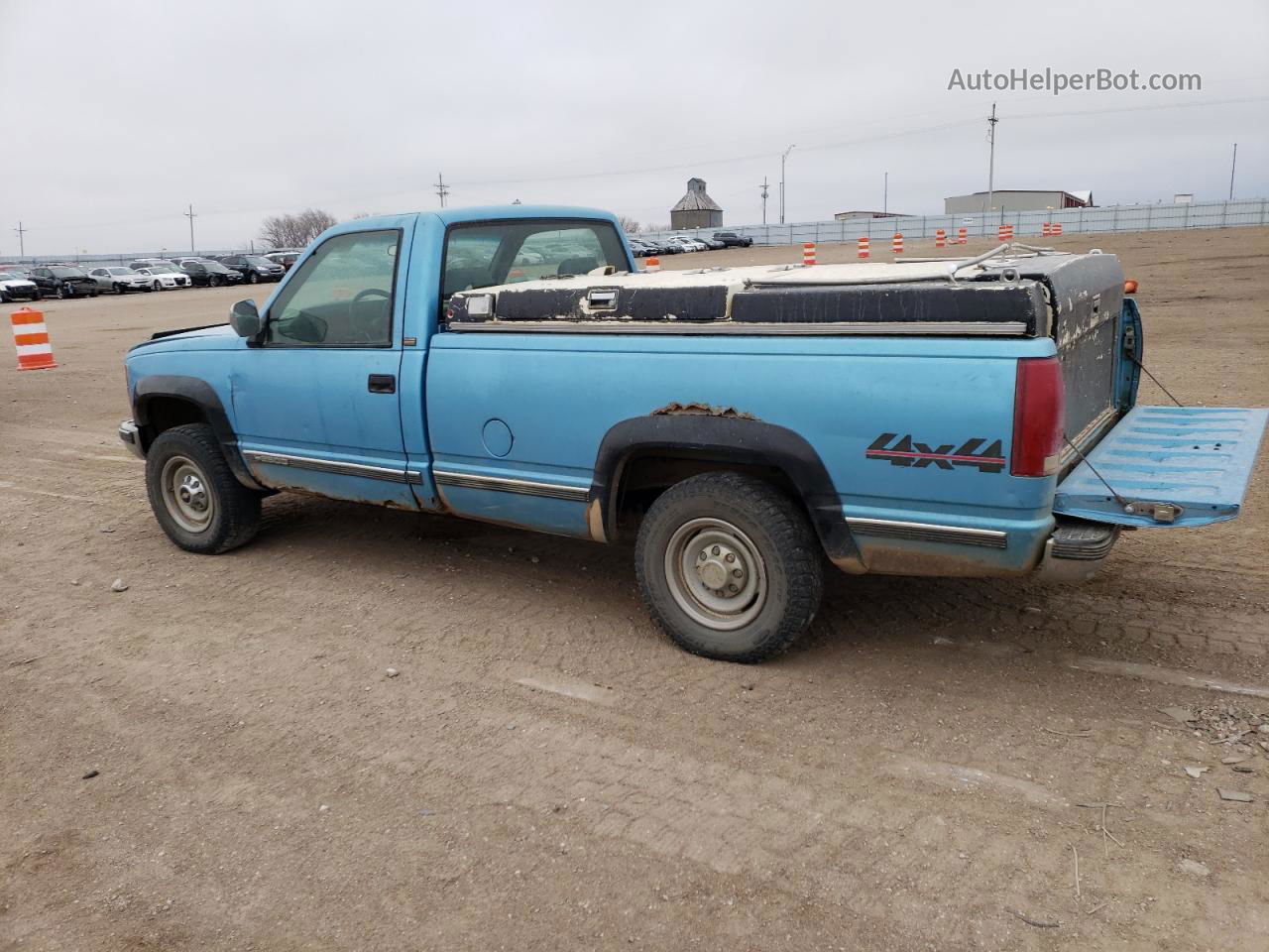 1993 Chevrolet Gmt-400 K2500 Blue vin: 1GCGK24F7PE137002