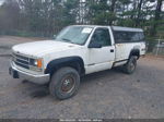 1993 Chevrolet Gmt-400 K2500 White vin: 1GCGK24K7PE194930