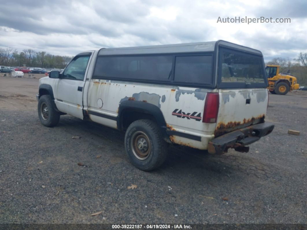 1993 Chevrolet Gmt-400 K2500 White vin: 1GCGK24K7PE194930