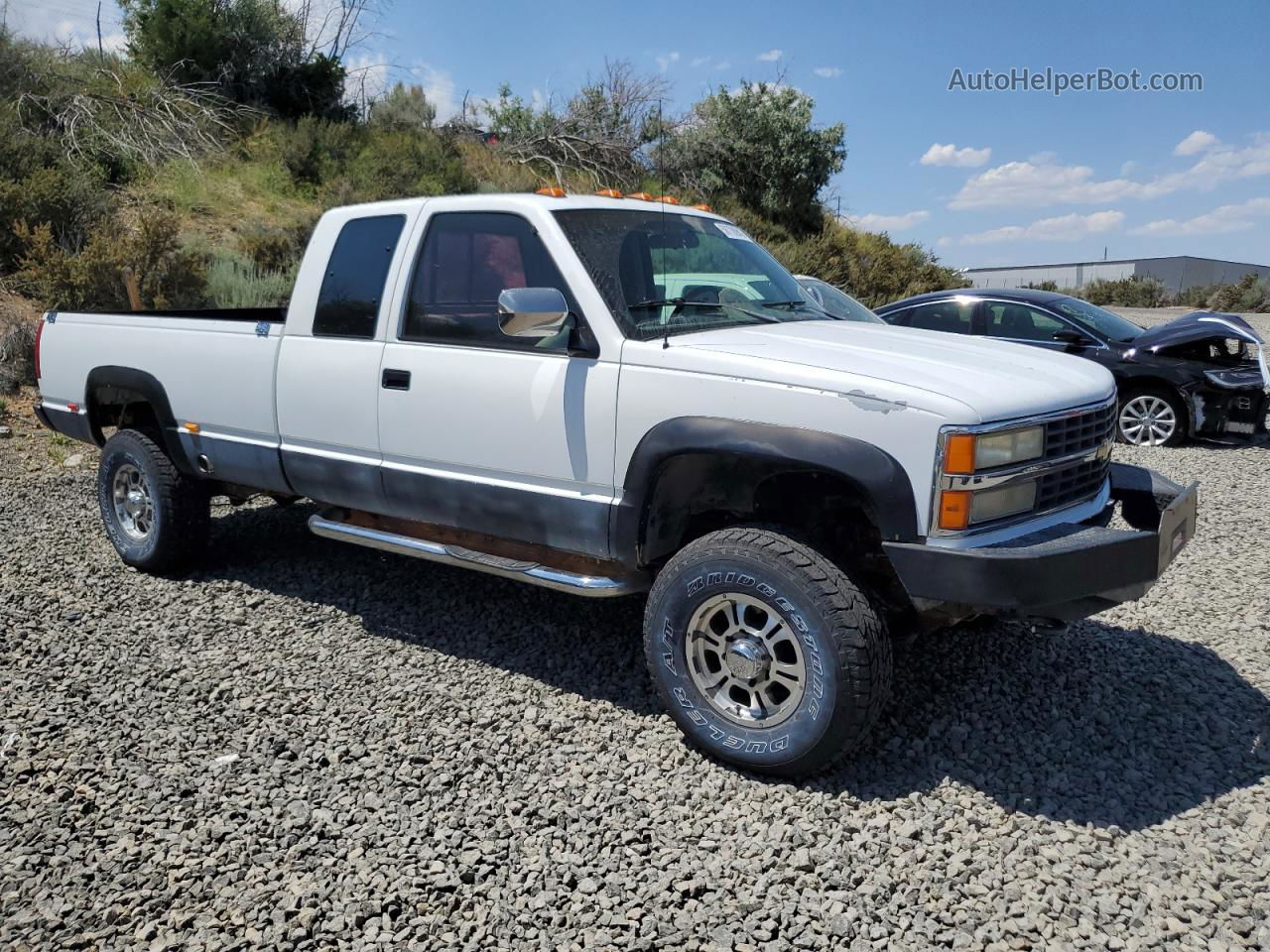 1993 Chevrolet Gmt-400 K2500 White vin: 1GCGK29NXPE204014