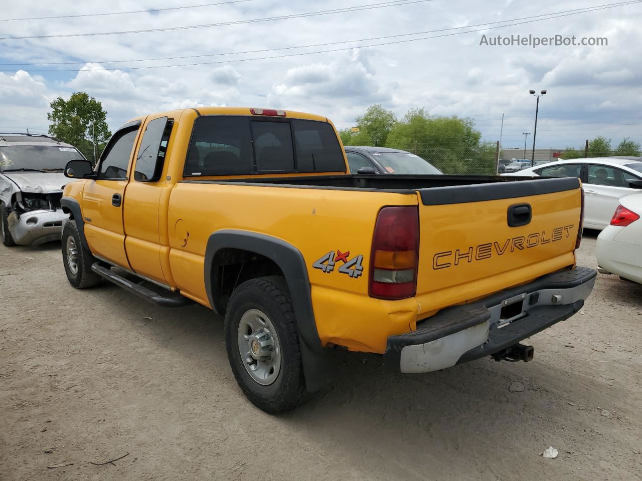 2001 Chevrolet Silverado K2500 Yellow vin: 1GCGK29U41Z269206