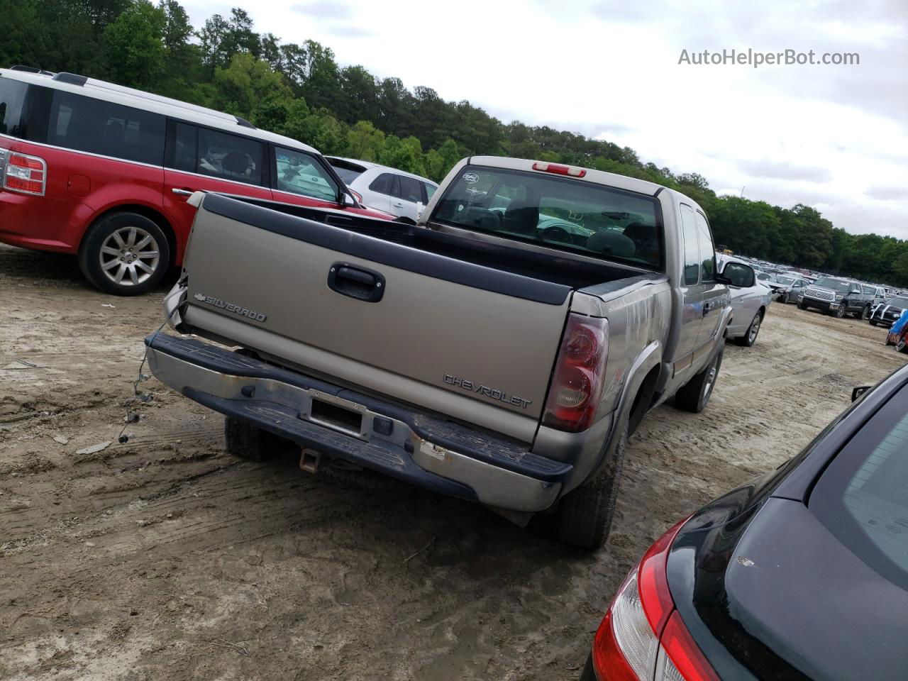 2003 Chevrolet Silverado K2500 Beige vin: 1GCGK29U73Z317350