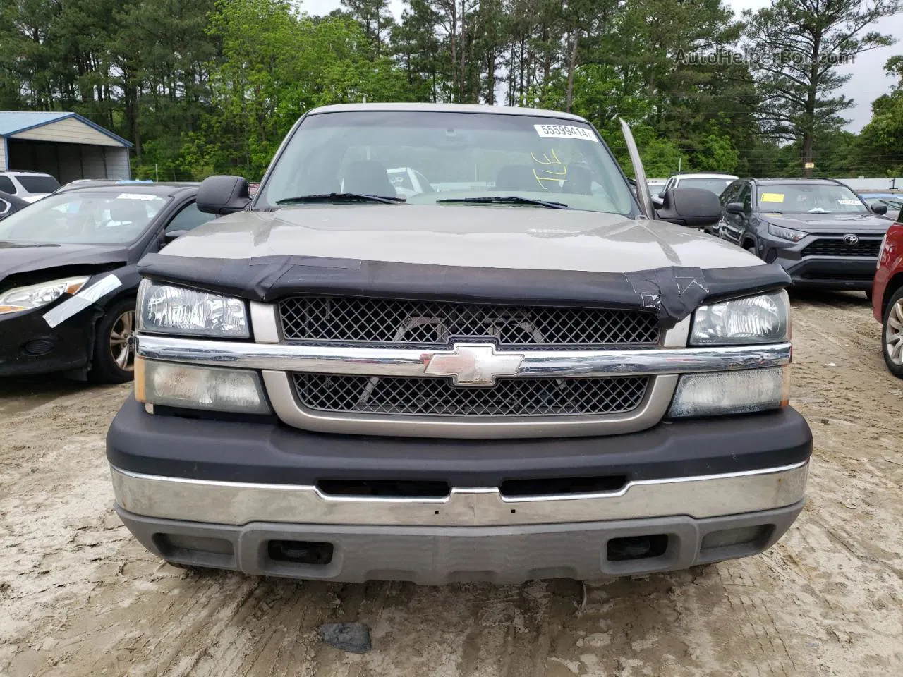 2003 Chevrolet Silverado K2500 Beige vin: 1GCGK29U73Z317350