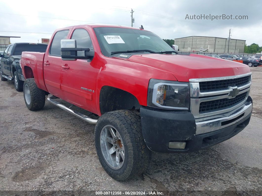 2008 Chevrolet Silverado 2500hd Ltz Red vin: 1GCHC236X8F153371