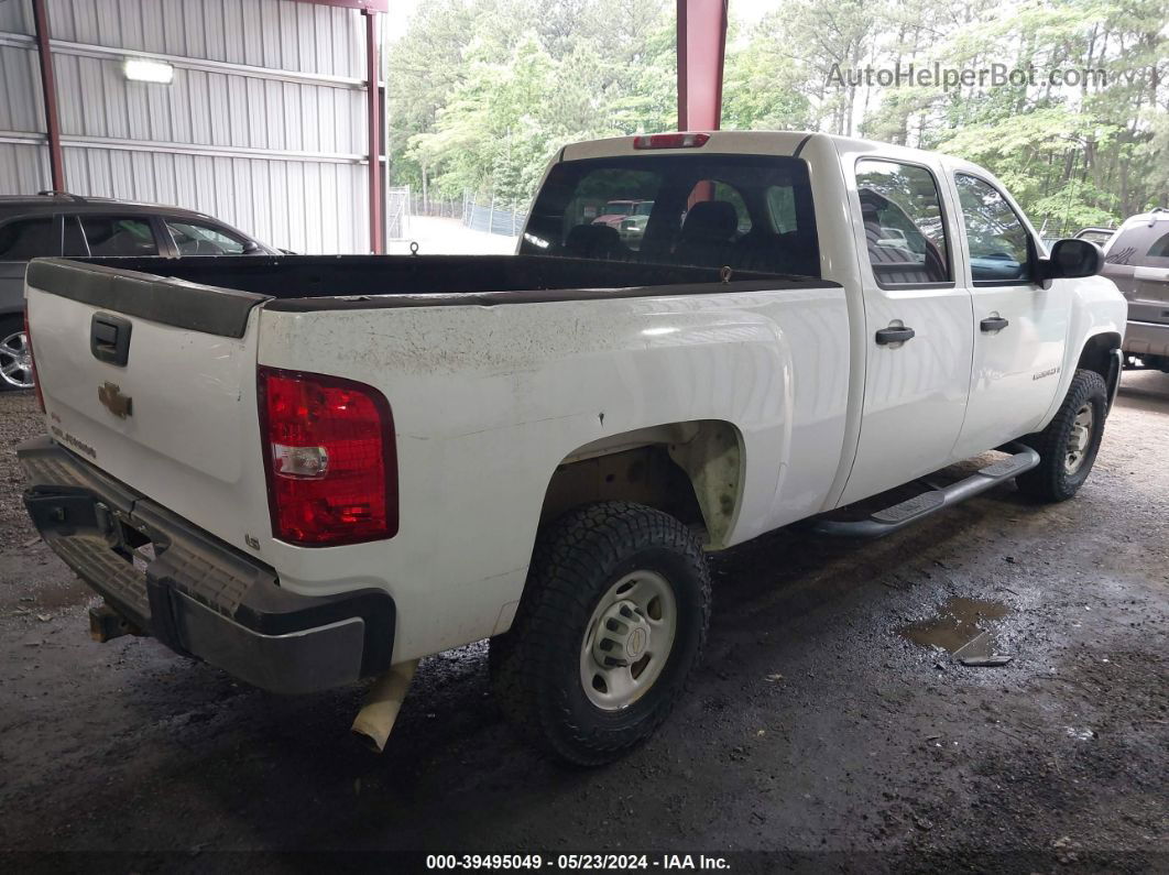 2008 Chevrolet Silverado 2500hd Work Truck White vin: 1GCHC23K48F104261