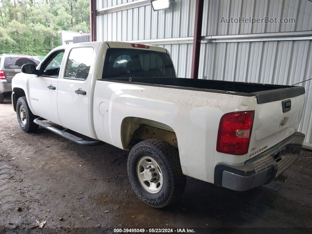 2008 Chevrolet Silverado 2500hd Work Truck White vin: 1GCHC23K48F104261