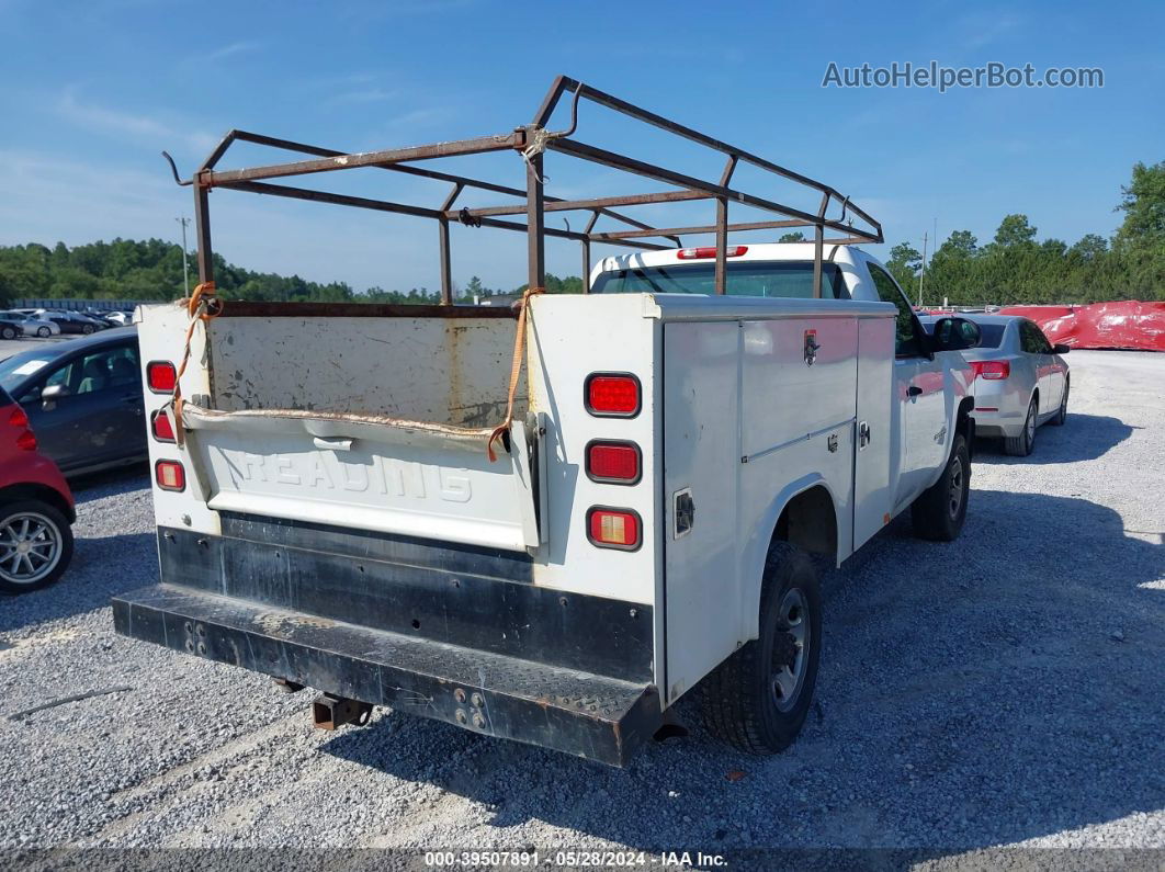 2008 Chevrolet Silverado 2500hd Work Truck White vin: 1GCHC24KX8E122834