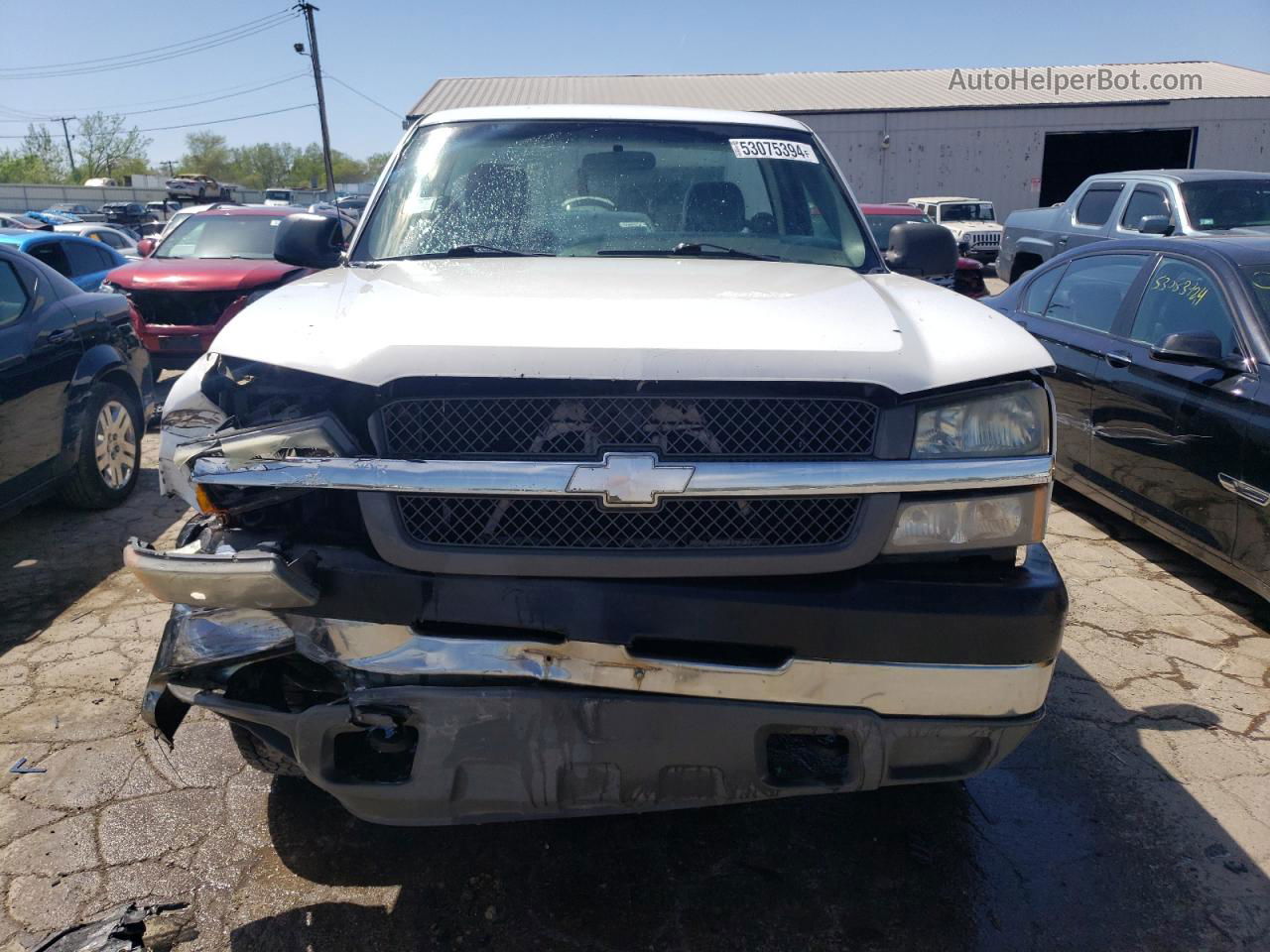 2003 Chevrolet Silverado C2500 Heavy Duty White vin: 1GCHC24U93E347059