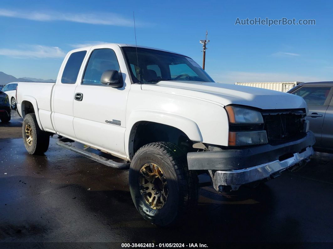 2003 Chevrolet Silverado 2500hd Ls White vin: 1GCHC29163E149134