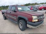 2003 Chevrolet Silverado 2500hd Ls Burgundy vin: 1GCHC29U43E334163