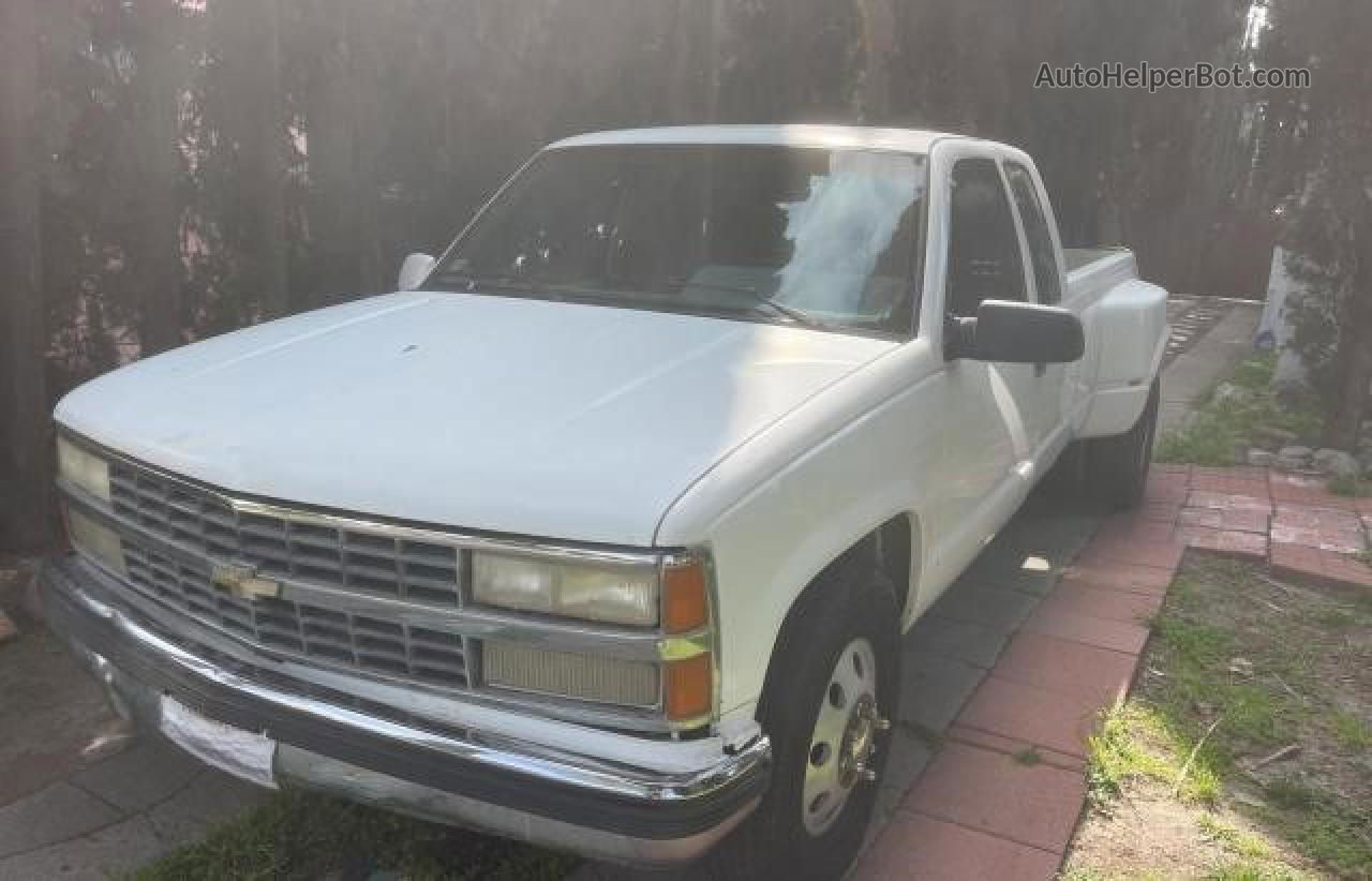 1993 Chevrolet Gmt-400 C3500 White vin: 1GCHC39N5PE148099