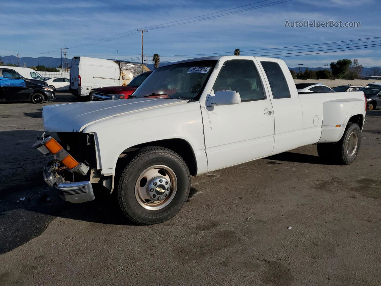 1993 Chevrolet Gmt-400 C3500 White vin: 1GCHC39N7PE235776