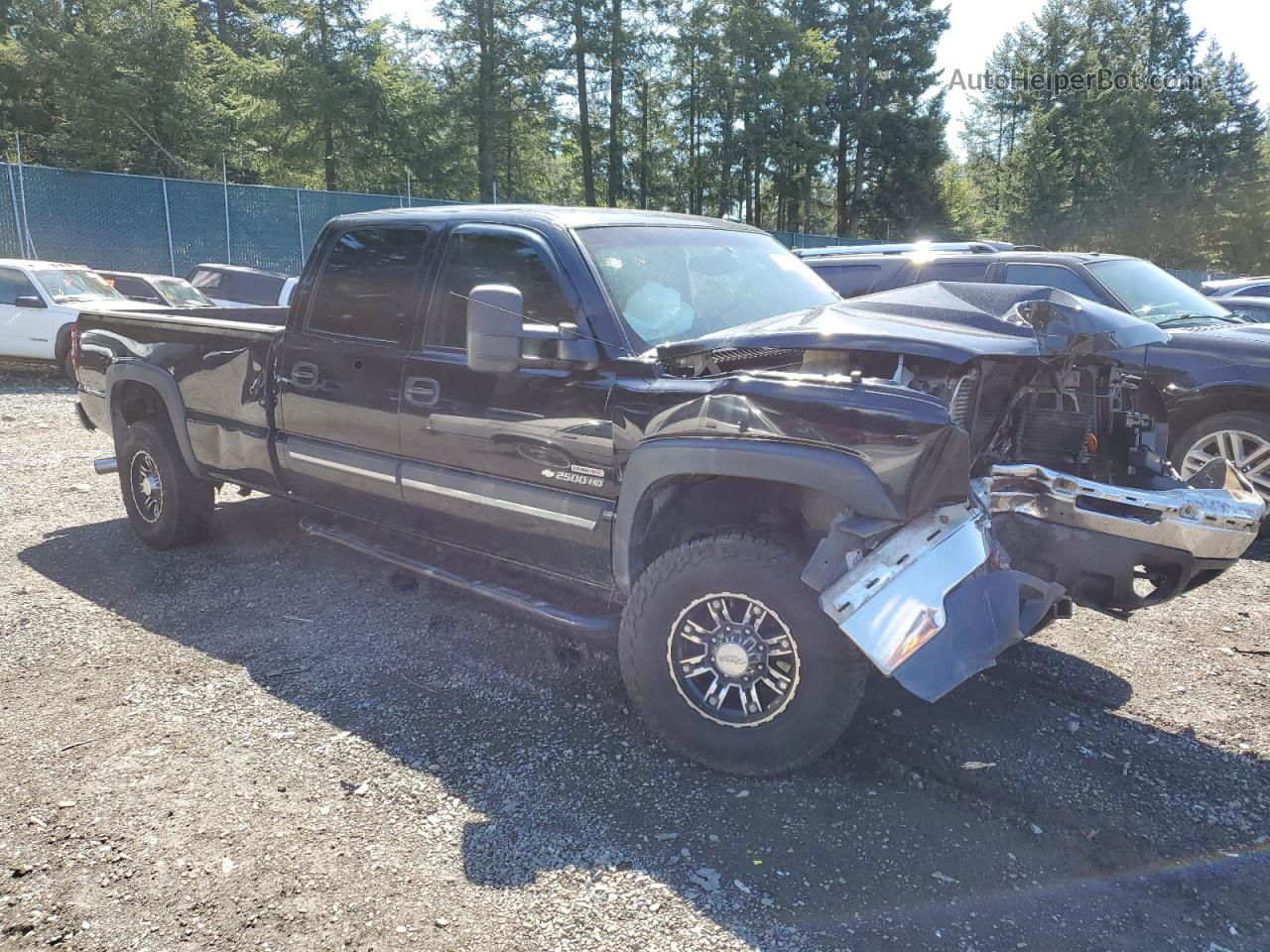 2003 Chevrolet Silverado K2500 Heavy Duty Black vin: 1GCHK23103F155470