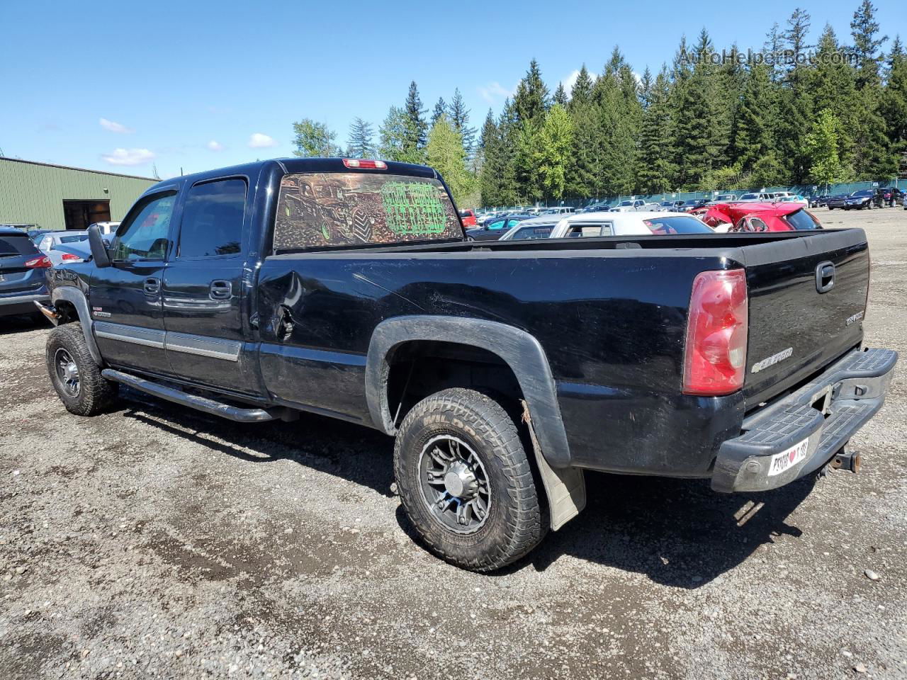 2003 Chevrolet Silverado K2500 Heavy Duty Black vin: 1GCHK23103F155470