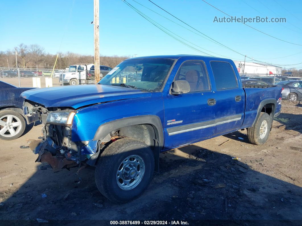 2003 Chevrolet Silverado 2500hd Ls Blue vin: 1GCHK23123F225485