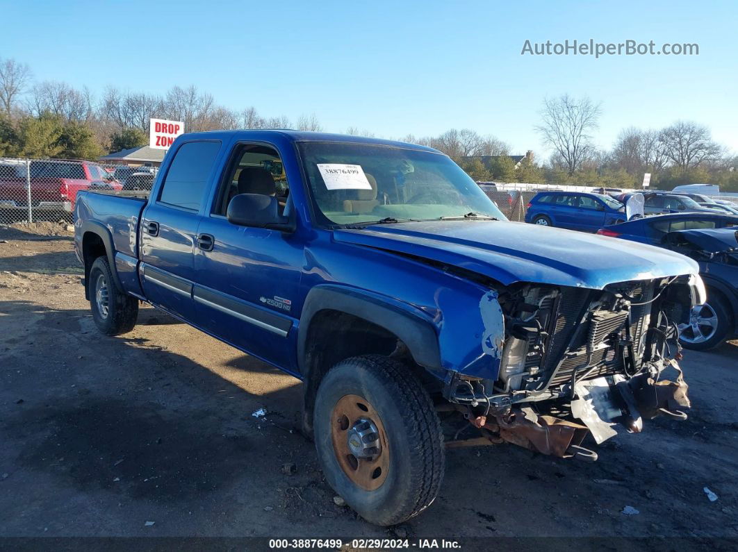 2003 Chevrolet Silverado 2500hd Ls Blue vin: 1GCHK23123F225485