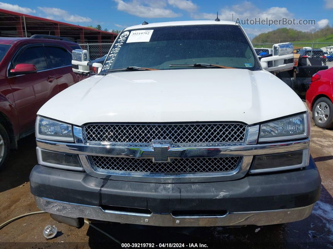 2003 Chevrolet Silverado 2500hd Lt White vin: 1GCHK23143F174698