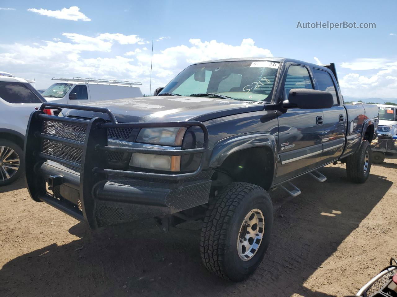 2003 Chevrolet Silverado K2500 Heavy Duty Blue vin: 1GCHK23183F251329