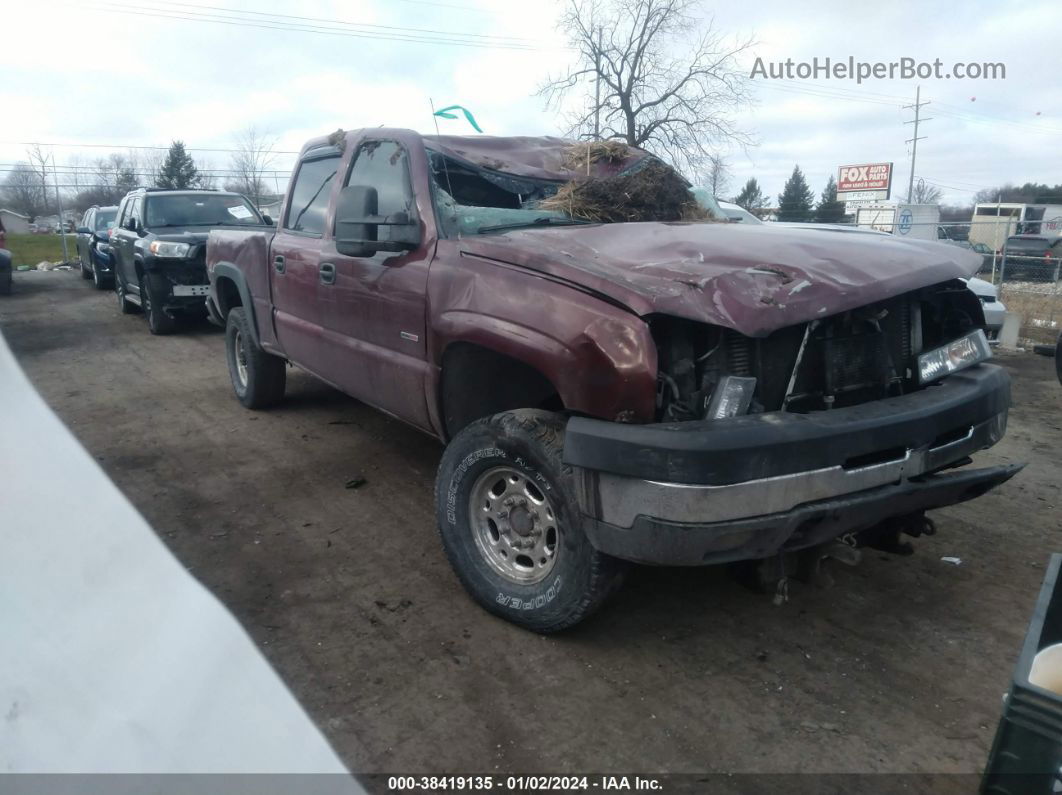 2003 Chevrolet Silverado 2500hd Lt Burgundy vin: 1GCHK23193F113007