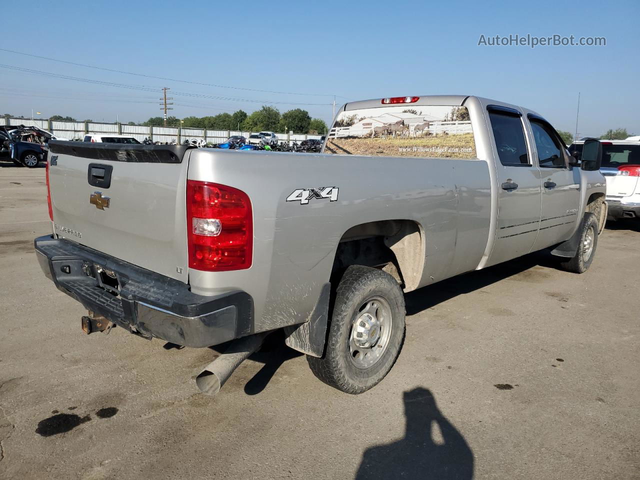 2008 Chevrolet Silverado K2500 Heavy Duty Silver vin: 1GCHK23638F106086