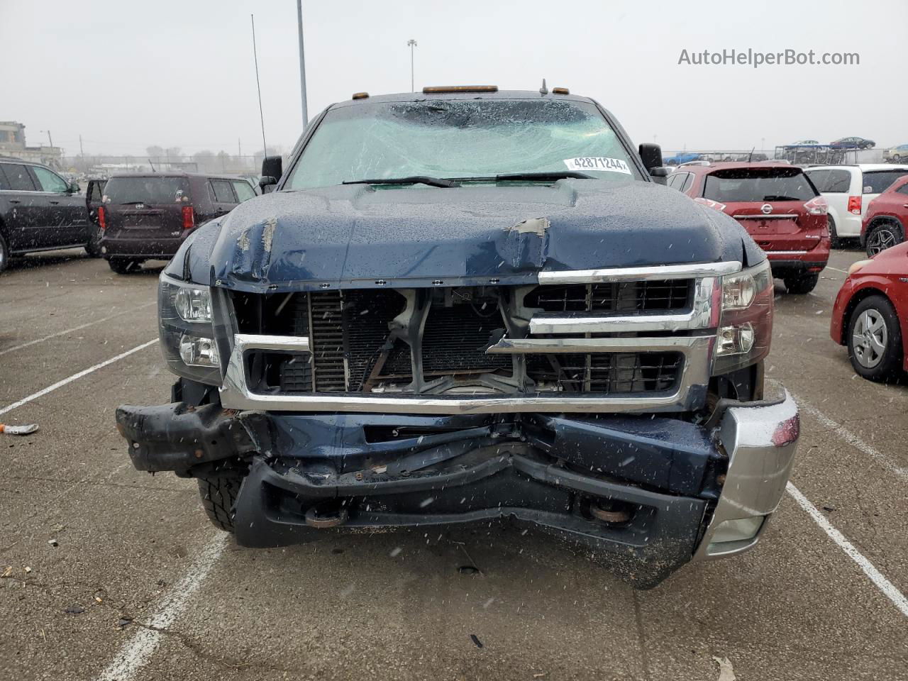 2008 Chevrolet Silverado K2500 Heavy Duty Blue vin: 1GCHK23638F162478