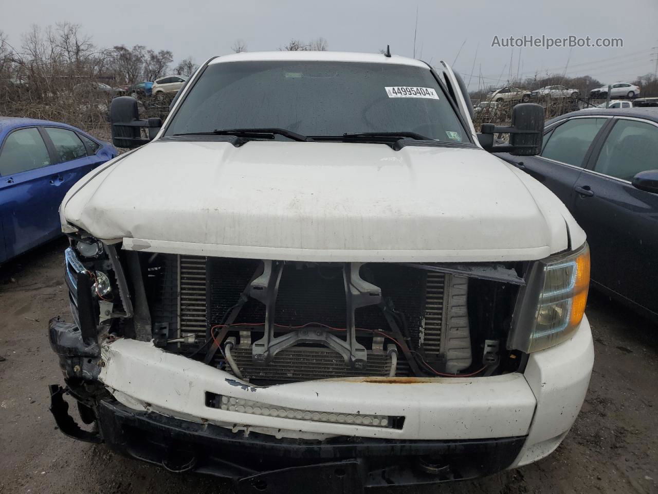 2008 Chevrolet Silverado K2500 Heavy Duty White vin: 1GCHK23678F189490