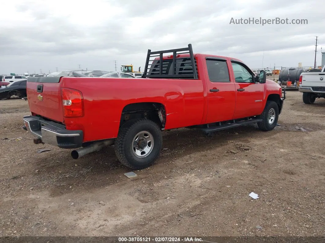 2008 Chevrolet Silverado 2500hd Work Truck Red vin: 1GCHK236X8F200286