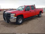 2008 Chevrolet Silverado 2500hd Work Truck Red vin: 1GCHK236X8F200286