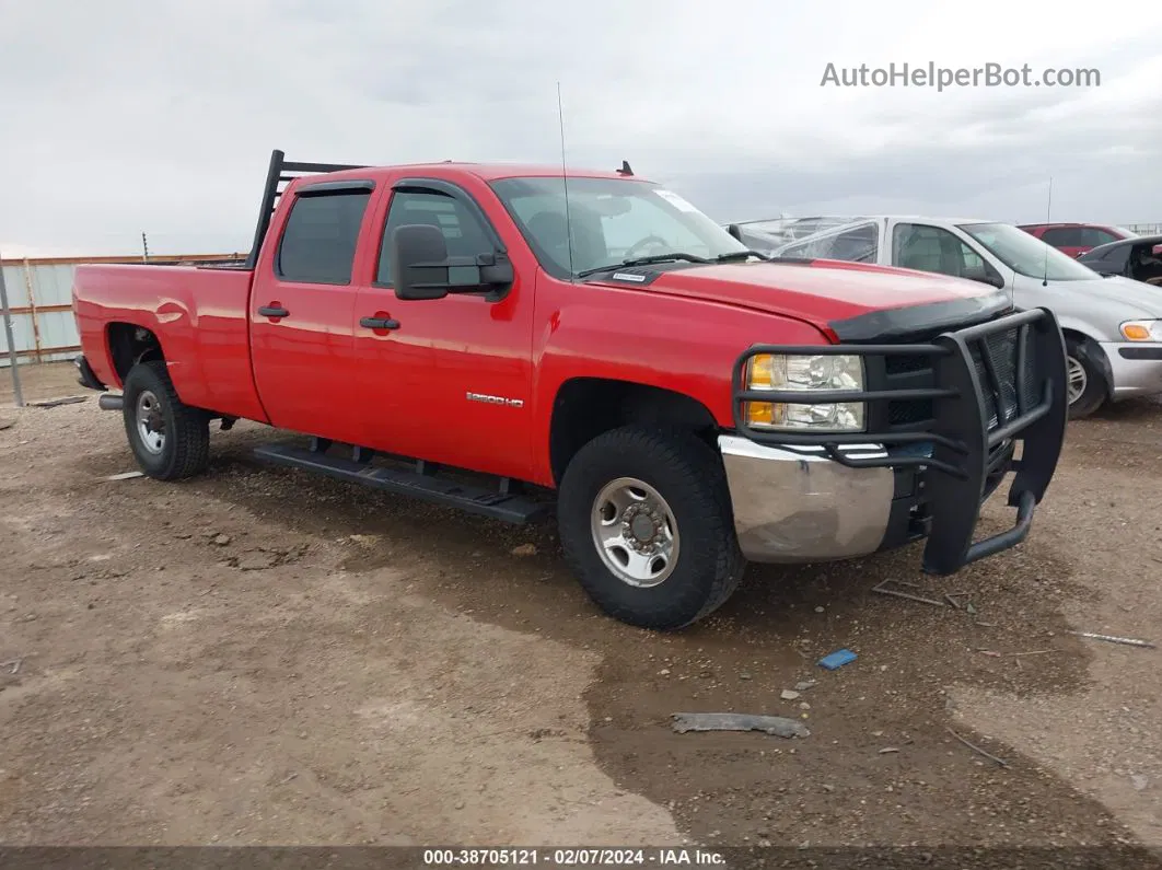 2008 Chevrolet Silverado 2500hd Work Truck Red vin: 1GCHK236X8F200286