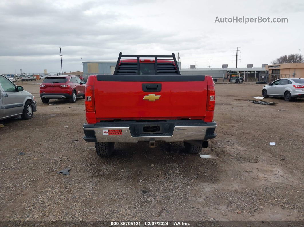 2008 Chevrolet Silverado 2500hd Work Truck Red vin: 1GCHK236X8F200286