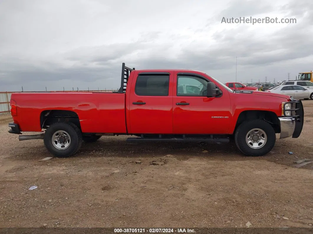 2008 Chevrolet Silverado 2500hd Work Truck Red vin: 1GCHK236X8F200286