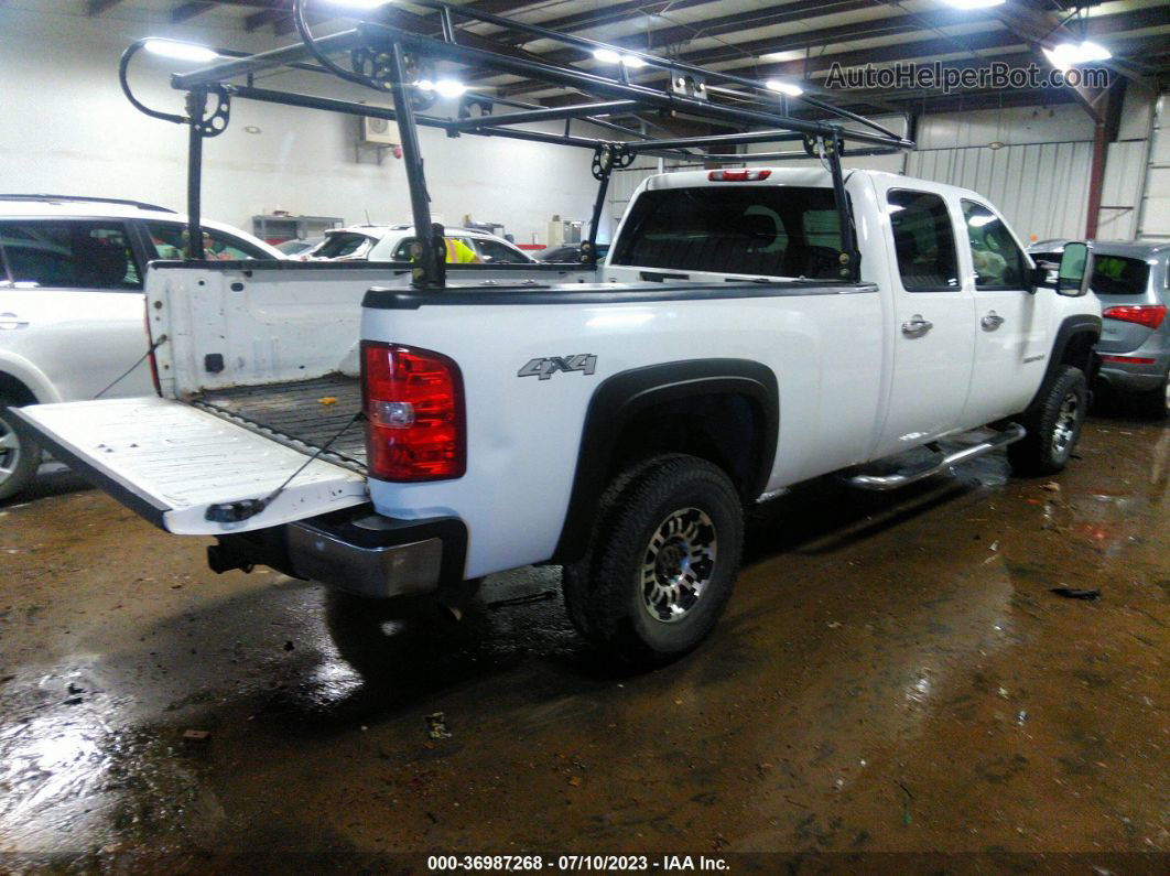 2008 Chevrolet Silverado 2500hd Lt W/1lt White vin: 1GCHK23K28F218715