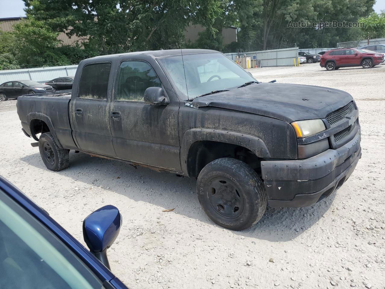 2003 Chevrolet Silverado K2500 Heavy Duty Black vin: 1GCHK23U03F116730