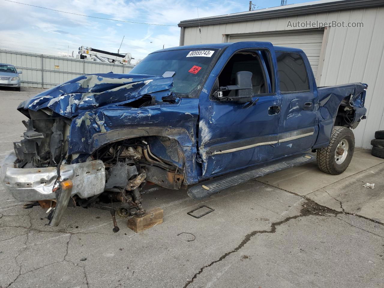 2003 Chevrolet Silverado K2500 Heavy Duty Blue vin: 1GCHK23U53F122183